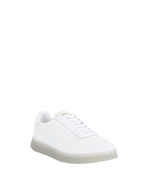 Sneaker uomo Emporio Armani in pelle bianca in UOMO
