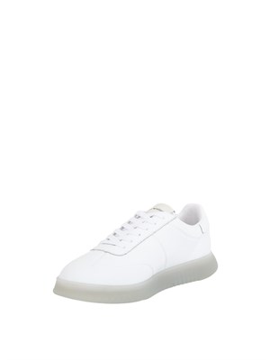 Sneaker uomo Emporio Armani in pelle bianca in UOMO