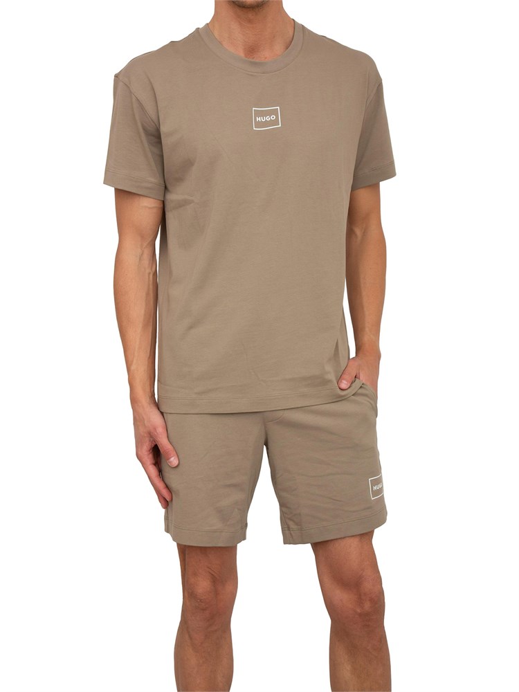 BOSS T-shirt Hugo relaxed fit  con logo stampato