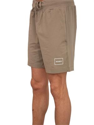 BOSS Bermuda Hugo in cotone elasticizzato con logo con cornice in UOMO