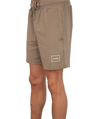 BOSS Bermuda Hugo in cotone elasticizzato con logo con cornice in UOMO