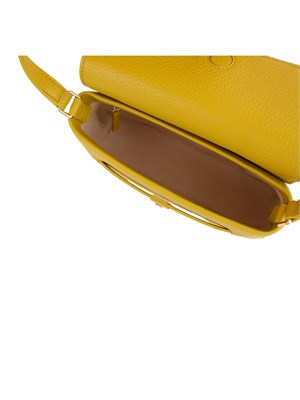 Borsa a spalla gialla  Elisabetta Franchi con logo in DONNA
