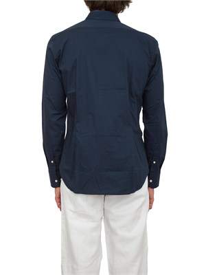 Camicia La Martina blu slim fit - Leon in UOMO