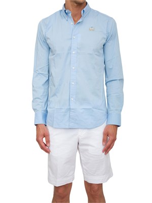 Camicia La Martina azzurro slim fit - Leon in UOMO