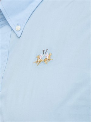 Camicia La Martina azzurro slim fit - Leon in UOMO