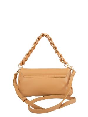 Borsa Marella in similpelle beige con manico intrecciato in DONNA