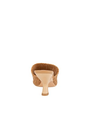 TWIN-SET Sandali Twinset beige mules con intrecci in DONNA