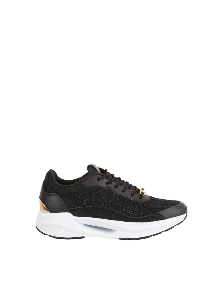 TWIN-SET Sneakers Twinset in mesh nero