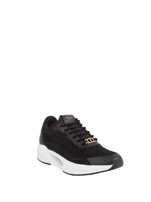 TWIN-SET Sneakers Twinset in mesh nero in DONNA