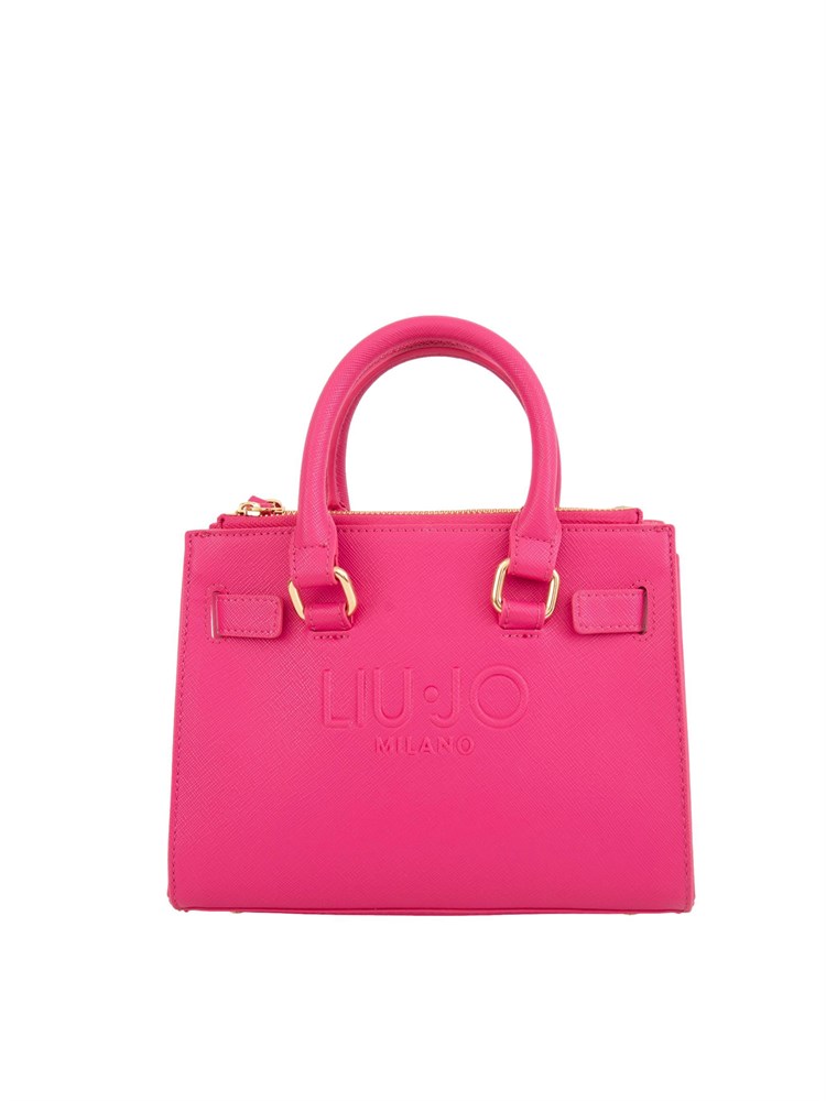 Borsa satchel piccola Liu Jo in similpelle fuxia