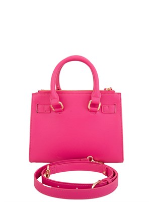 Borsa satchel piccola Liu Jo in similpelle fuxia in DONNA