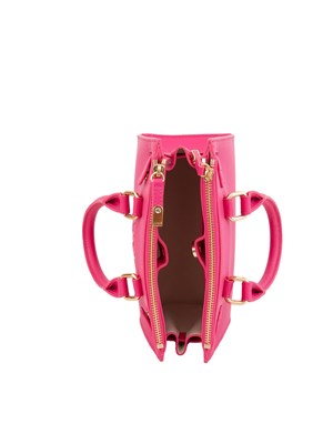 Borsa satchel piccola Liu Jo in similpelle fuxia in DONNA