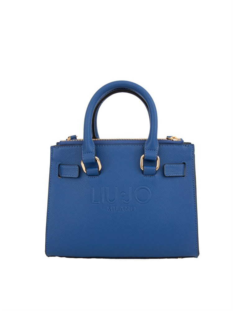 Borsa satchel piccola Liu Jo in similpelle bluette