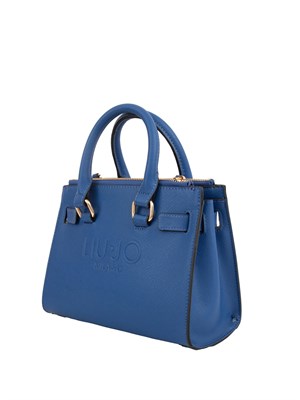 Borsa satchel piccola Liu Jo in similpelle bluette in DONNA