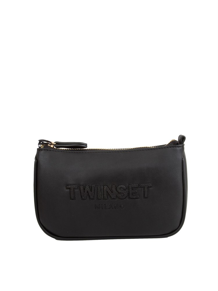 TWIN-SET Borsetat nera Twinset con catena e manico removibile