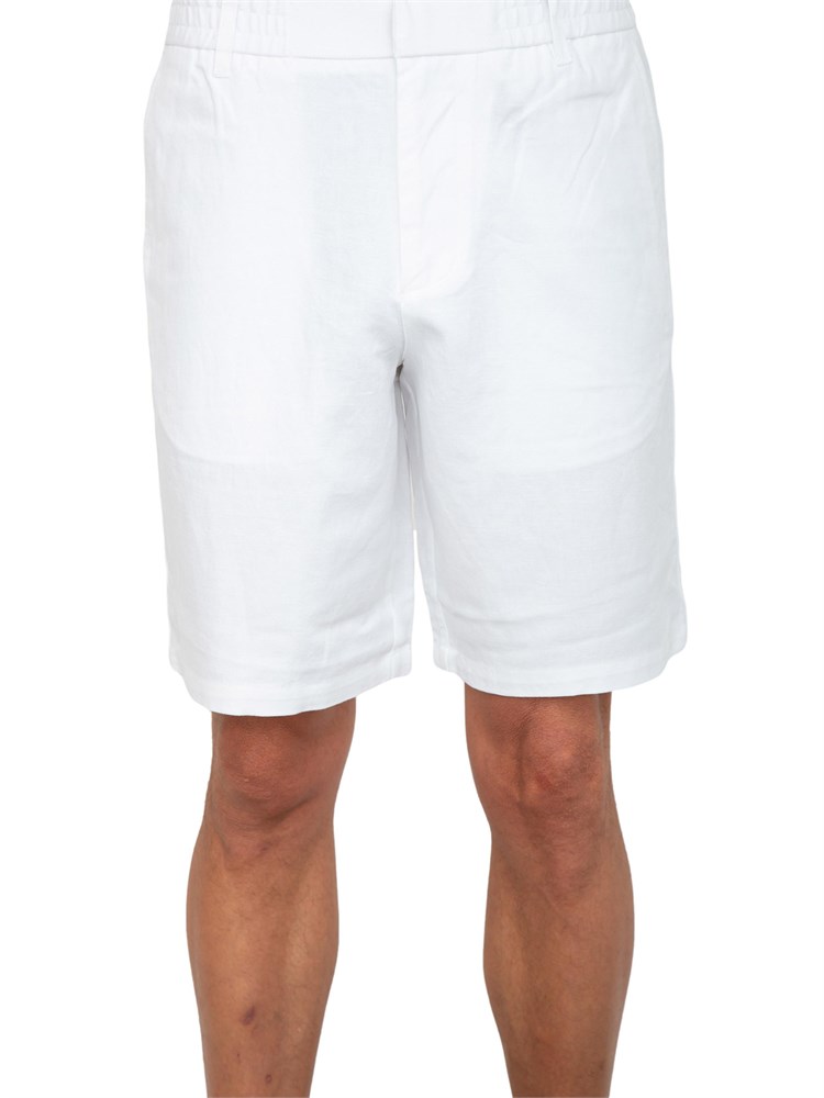 Bermuda Armani Exchange bianco in misto lino