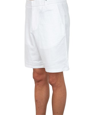 Bermuda Armani Exchange bianco in misto lino in UOMO