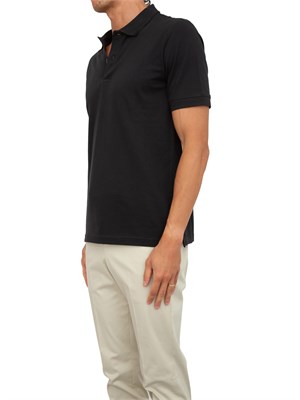 Polo Calvin Klein nero piquet thermo tech in UOMO
