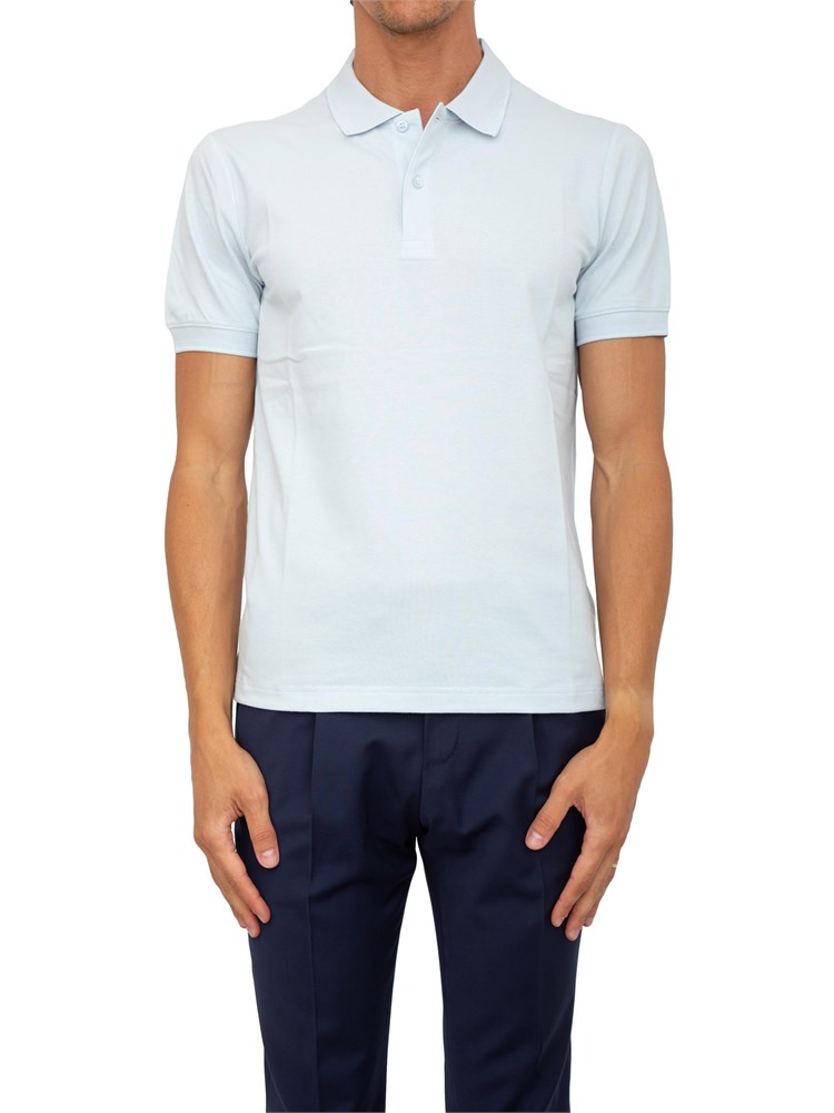 Polo Calvin Klein celeste piquet thermo tech