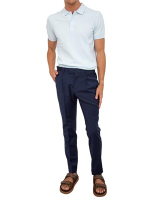 Polo Calvin Klein celeste piquet thermo tech in UOMO