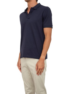 Polo Calvin Klein blu piquet thermo tech in UOMO