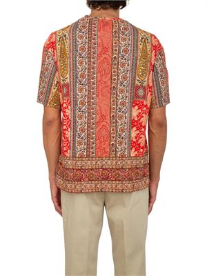 T-shirt Etro in cotone stampata in UOMO
