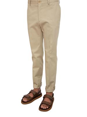 Pantaloni Etro Beige in gabardine in UOMO