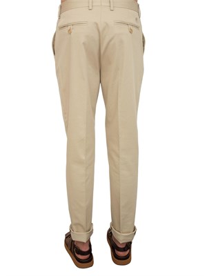 Pantaloni Etro Beige in gabardine in UOMO