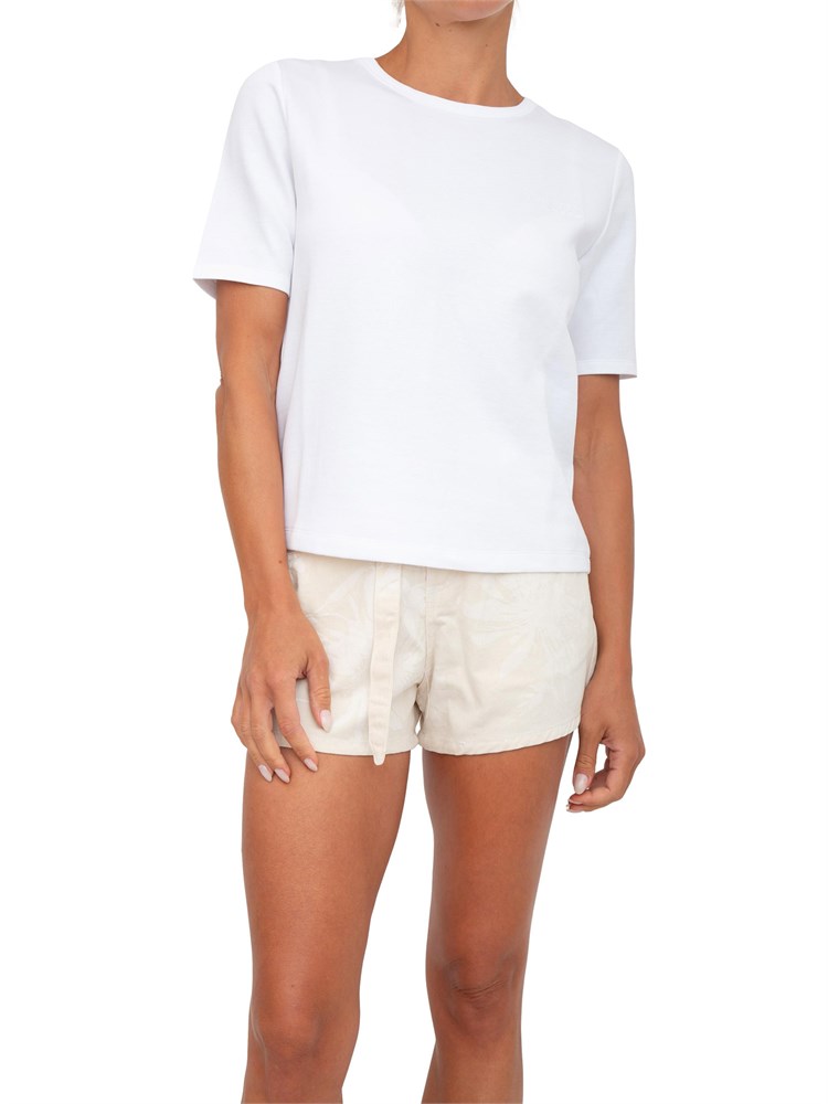 TWIN-SET T-shirt bianca Twinset in cotone fermo
