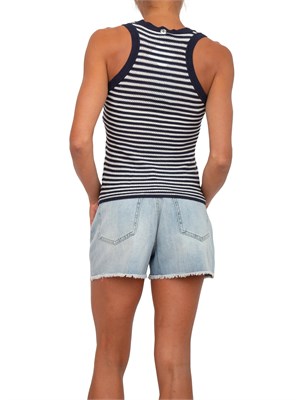 TWIN-SET Top in maglia Twinset Actitude a righe lurex in DONNA