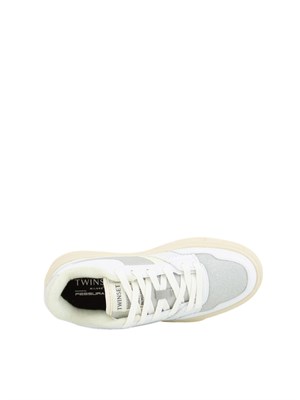 TWIN-SET Sneakers bianche Twinset in partnership con Fessura in DONNA