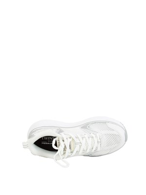 TWIN-SET Sneakers running bianche Twinset in partnership con Fessura in DONNA