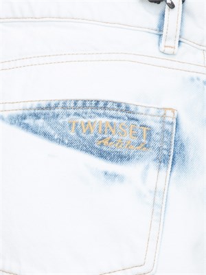 TWIN-SET Shorts Twinset Actitude in jeans super bleach in DONNA