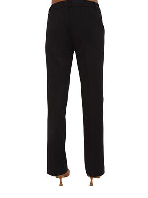 Pantaloni flare Emme Marella in crêpe tecnico nero in DONNA