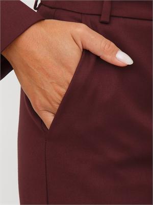Pantalone Emme Marella in misto viscosa stretch bordeaux in DONNA