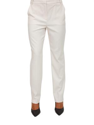 Pantalone Emme Marella in misto viscosa stretch bianco in DONNA