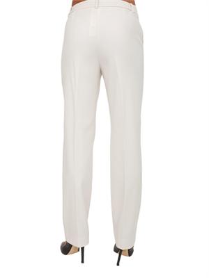 Pantalone Emme Marella in misto viscosa stretch bianco in DONNA