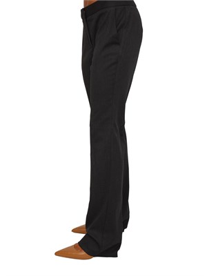 Pantaloni Emme Marella in misto lana stretch grigio antracite in DONNA