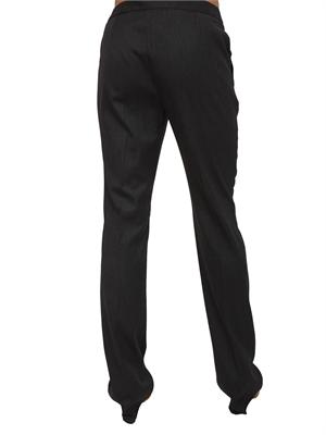 Pantaloni Emme Marella in misto lana stretch grigio antracite in DONNA