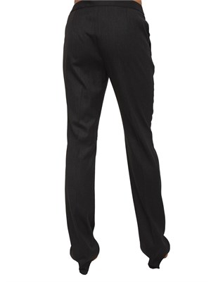 Pantaloni Emme Marella in misto lana stretch grigio antracite in DONNA