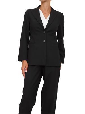 Blazer Marella in tela di misto viscosa nera in DONNA