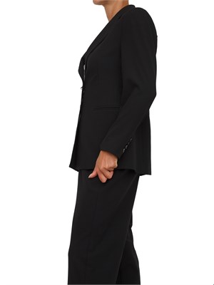 Blazer Marella in tela di misto viscosa nera in DONNA