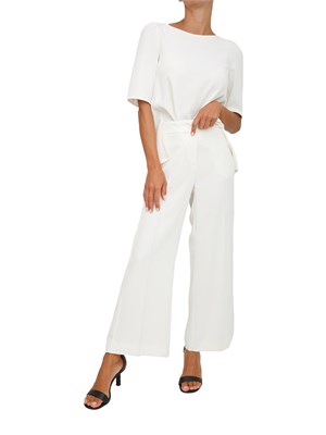 T-shirt Marella in envers satin bianco in DONNA