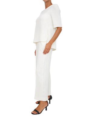 T-shirt Marella in envers satin bianco in DONNA