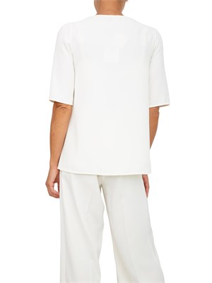 T-shirt Marella in envers satin bianco in DONNA
