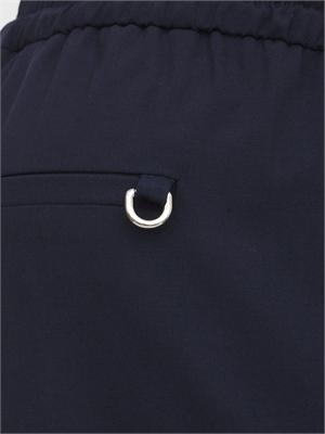 Pantalone slim fit Marella in misto lana blu con tasche alla francese in DONNA