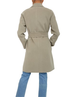 Cappotto Marella in misto lana verde in DONNA