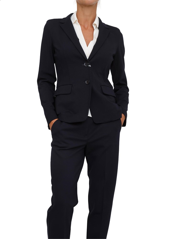 Giacca monopetto iBlues in jersey nero