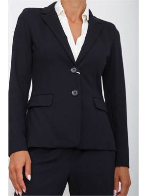 Giacca monopetto iBlues in jersey nero in DONNA