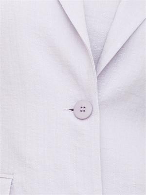 TWIN-SET Giacca maniche corte Twinset in cotone lilla in DONNA